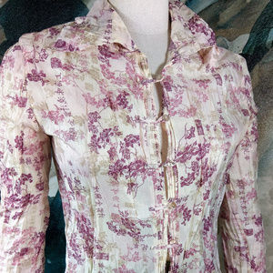 Mango Chinese Blouse